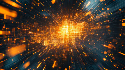 Abstract Technology Background