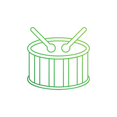Drum vector icon