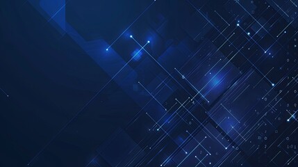 Fototapeta premium a professional banner image for healthcare software engineering using only shades of dark blue