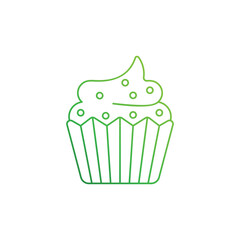 Muffin vector icon