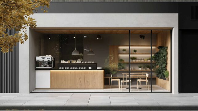 minimal coffee shop	