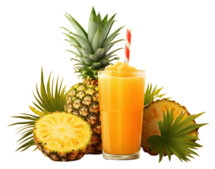 PNG Pineapple juice fruit drink.