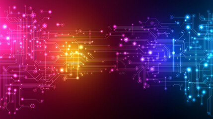 Abstract Technology Background