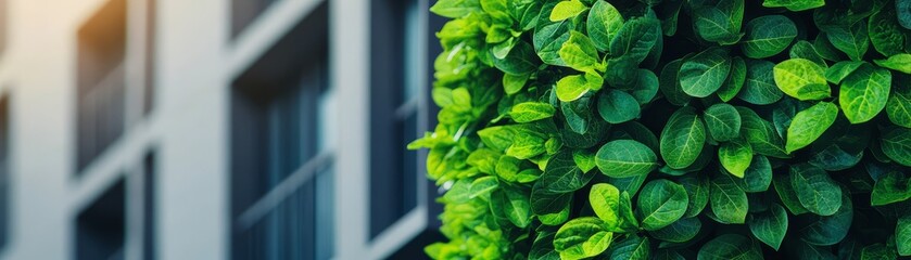 Green urban park with sustainable architecture, illustrating eco friendly economy