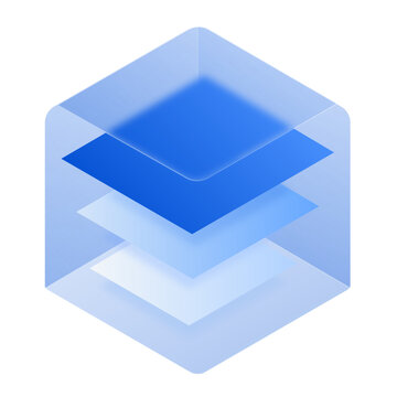 3D Box Rectangle Glassmorphism UI Icon Sign and Symbol Design Illustrator Png Svg	