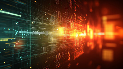 Abstract Technology Background