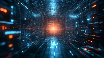 Abstract Technology Background