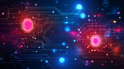 Abstract Technology Background