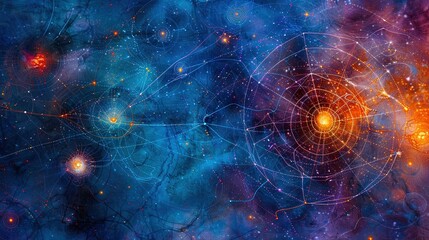  A stunning image of a vast cosmic landscape featuring an abundance of shimmering stars and intricate celestial formations