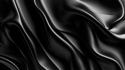 Obraz premium Bold 3D black background with sharp contrasts and dynamic lighting, perfect for striking and attention-grabbing designs.