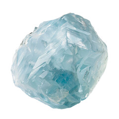 A single large aquamarine crystal 