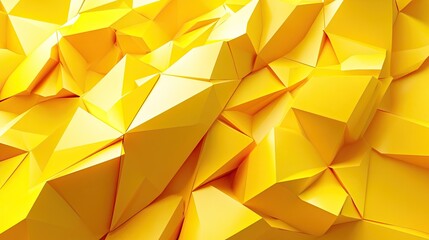 Obraz premium Bold 3D yellow background with sharp angles and vibrant tones, suitable for striking and impactful visuals.