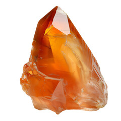 A single large carnelian crystal 