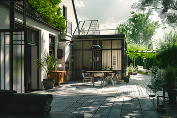 Esquisse de maison par architecte