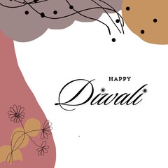 Diwali celebration colorful card designs