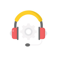 Tech Support vector icon