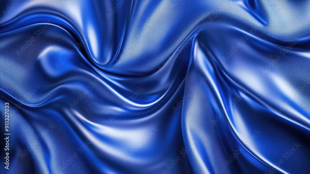 Poster elegant 3d blue background with a combination of matte and glossy surfaces, suitable for high-end an