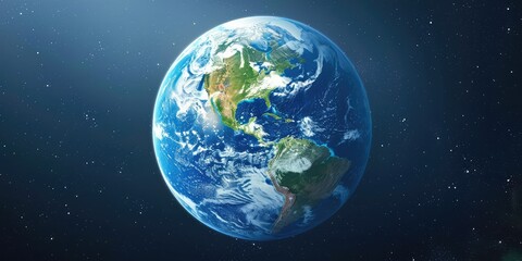 Obraz premium Global technology place banner digital. Ai generation