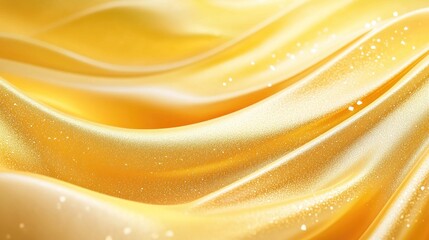 Elegant 3D golden yellow background with fine details and a smooth surface, perfect for refined and sophisticated designs.