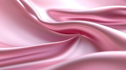 Fototapeta premium Elegant 3D pink background with subtle metallic sheen and soft lighting, perfect for luxurious and refined visuals.