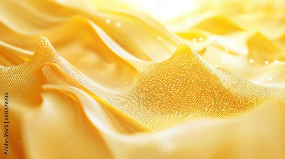 Poster elegant 3d yellow background with intricate textures and subtle lighting, suitable for sophisticated