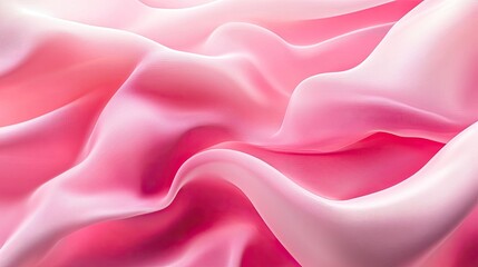 Obraz premium Fresh 3D pink background with soft hues and smooth textures, creating a refreshing and uplifting effect.
