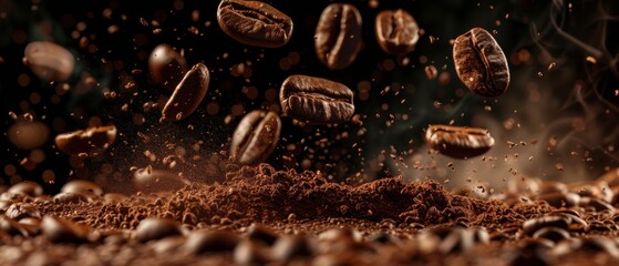 Professional Photo of Coffee Bean for Advertisement