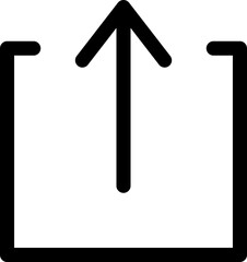 Share icon. Linear symbol.