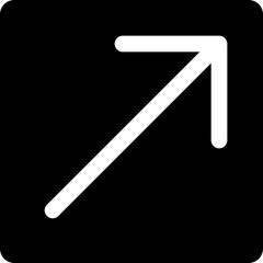 Share icon. Silhouette symbol.