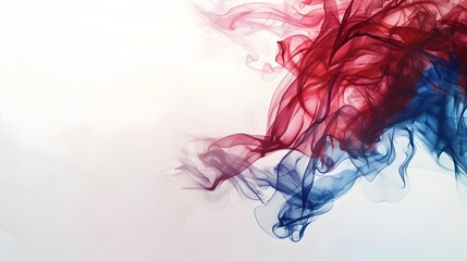 Obraz premium Captivating Liquid Smoke Swirls in Vibrant Hues of Digital Art