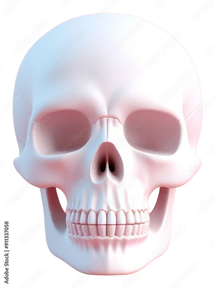 Canvas Prints PNG Human skull anatomy spooky horror.