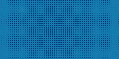 Dots halftone blue color pattern gradient texture with technology digital background.