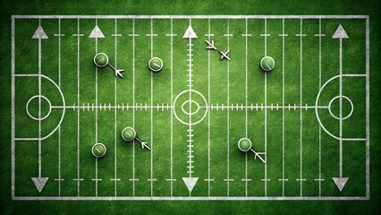 Strategic Playbook: A Visual Representation of Football Strategy  generative AI