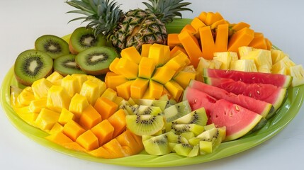 Colorful Fruit Platter