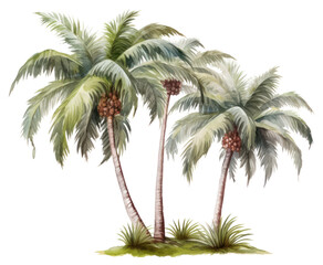 PNG Palm tree plant white background arecaceae.