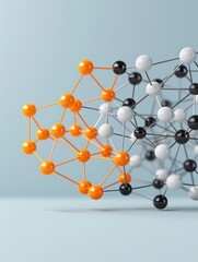 Trends dispersion neural networks theme side view illustrating neural networks trends Technology tone tetradic color scheme