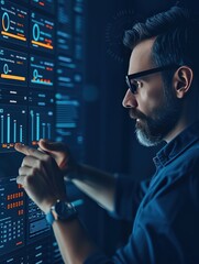 Development relocation charts theme side view presenting relocation charts Technology tone tetradic color scheme