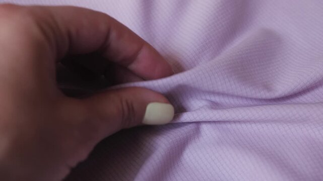 Polyester fabric close up. Textile background. Textile background - polyester fabric.