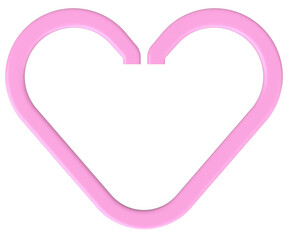 3D illustration of Paper Clip.