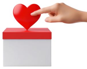 PNG Hand holding box vote symbol white background celebration.