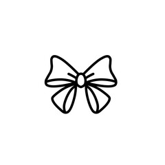 Naklejka premium outline the ribbon bow