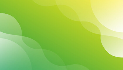 Abstract yellow and green gradient background. Fluid shapes composition. Eps10 vector