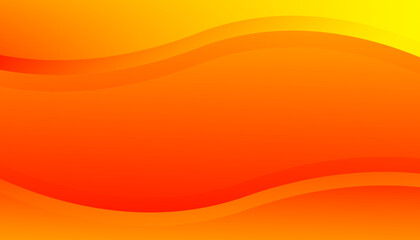 Abstract orange geometric gradient background. Vector illustration