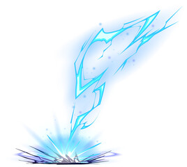 Blue Lightning Effect