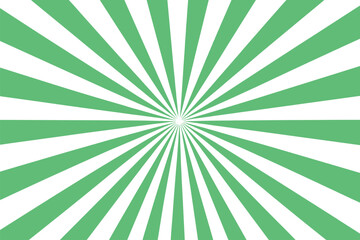 Green sunburst abstract background, Green and white sunburst retro background, Sunburst vector element, Green and white vintage retro sunburst abstract background