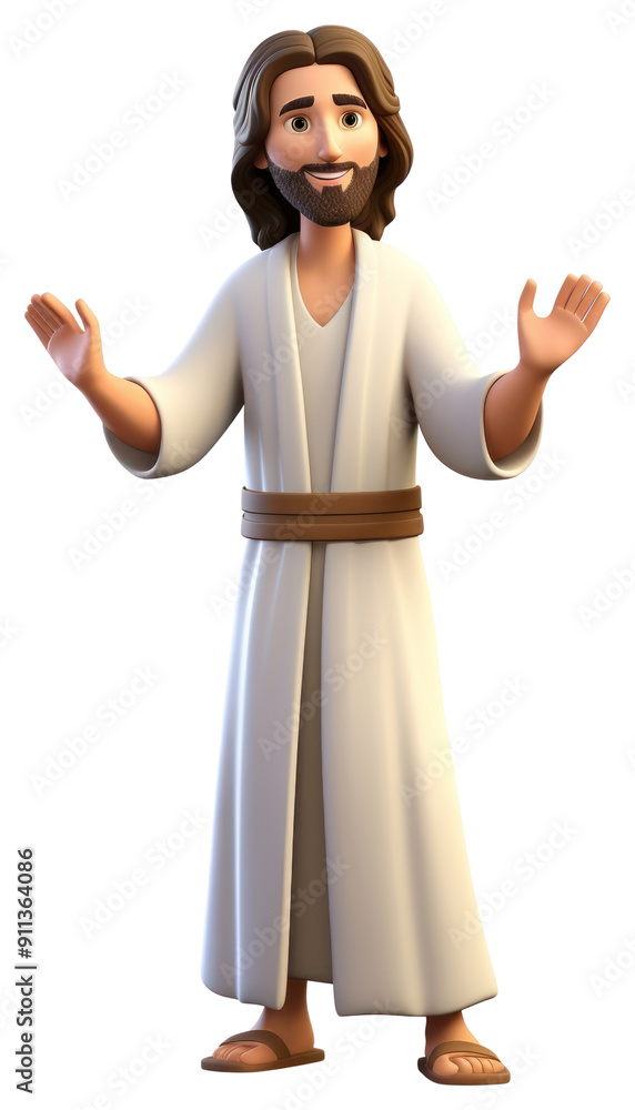 Poster png jesus christ cartoon adult white background.