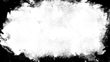 8k Grunge Border Frame in Black