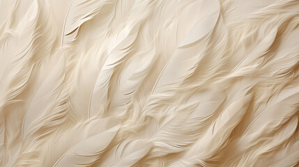 Obraz premium White Bird Feathers Watercolor Oil Painting, Abstract Image, Texture, Pattern Background, Wallpaper, Cover and Screen of Smartphone, Cell Phone, Computer, Laptop, 9:16 and 16:9 Format