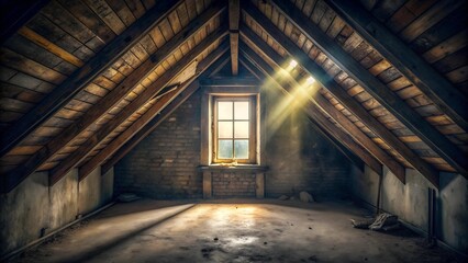 The Whispering Window in the Attic  AI Generated