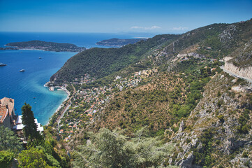 Obraz premium amazing view of eze village, france